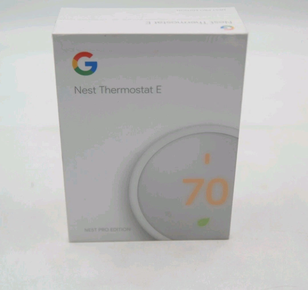 Google Nest Thermostat E Pro Edition(New) Factory -Model A0063 (T4001ES) Sealed