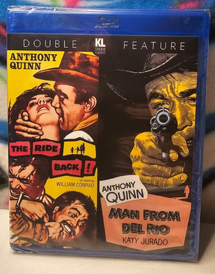 The Ride Back / Man from Del Rio (Blu-ray, 2021) Anthony Quinn, William Conrad