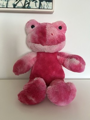 Build A Bear Workshop Pink Tye Dye Frosch Stofftier Plüschtier 16 Zoll