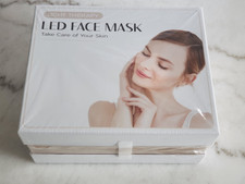 Led Face Mask Light Therapy 7 Color Red  Blue Light Therapy Facial Skin