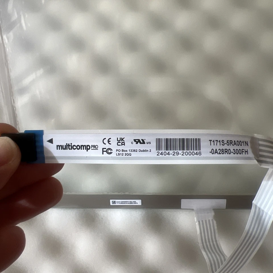 NEW Touch Screen Glass Replacement for T171S-5RA001N-0A28R0-300FH - Image 3 of 3