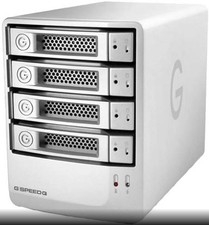  G-SPEED Q, 0G02319, 4 alloggiamenti, USB 2.0 / 2 x Firewire800 / eSATA, NO HARD DISK!