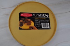 Vintage Rubbermaid Lazy Susan Turntable 2936 GOLD Spinning Base Cabinet Storage