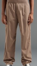 ARMANI EXCHANGE OVERSIZED TROUSERS IN POLY FABRIC MENS 32 BEIGE