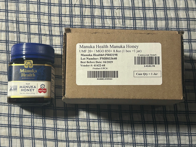 Manuka Health UMF 20+ MGO 850+ Ultra High Grade Honey Raw