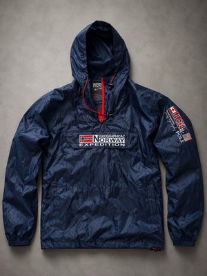 Geographical Norway Windbreaker - Größe L Wind Und Wasser, Abweisend Für Herren