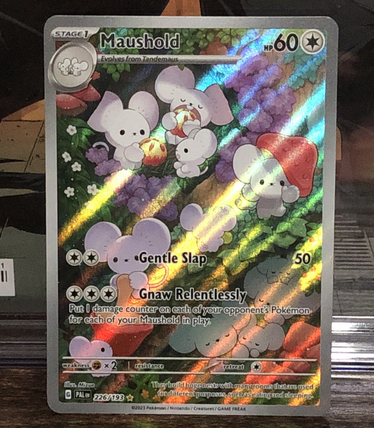 Maushold 226/193 Pokémon TCG S&V Paldea Evolved Illustration Rare NM 226/193
