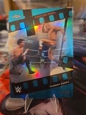 Tommaso Ciampa 2026 Topps Chrome WWE #FR-40 Focus Reel Aqua Refractor /199