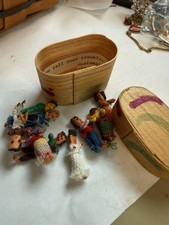 VTG GUATEMALAN WORRY DOLLS IN BOX- Sweet