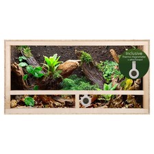 Repiterra® Terrarium Seitenbelüftung Holzterrarium OSB Holz Terrarien 80x50x50cm