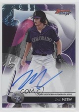 2020 Bowman's Best of 2020 Zac Veen #B20-ZV Auto s7f