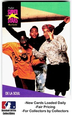 1991 Pro Set SuperStars MusiCards #115 De La Soul