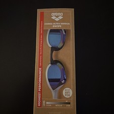Arena Cobra Ultra Mirror Swipe Goggles   Dark Lens   NEW in Box
