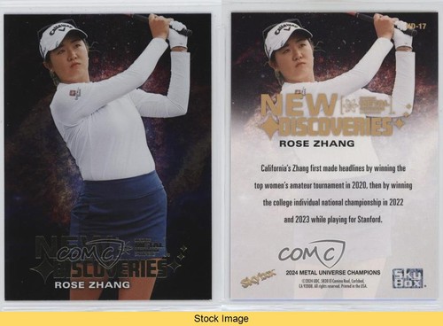 2024 Skybox Metal Universe Champions New Discoveries Rose Zhang #ND-17 READ w1s - Bild 3 von 3