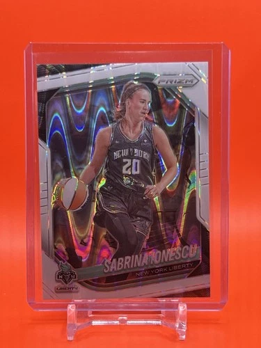 2025 Panini Prizm WNBA - Sabrina Ionescu #19 White Seismic Prizm Ships Free