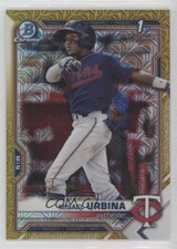 2021 Bowman Chrome Prospects Mega Box Gold Mojo Refractor 1/50 Misael Urbina 3a1