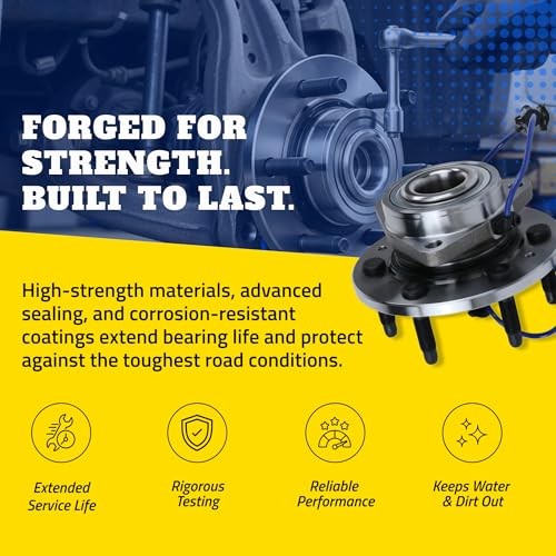Conjunto de cojinete de rueda y buje 513123 para Dodge Grand Caravan - Imagen 5 de 8