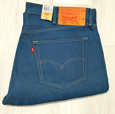 Levi's 501 Straight (2012), Mexico, Shrink to Fit, Rigid, 40x30, NWT $85 MSRP