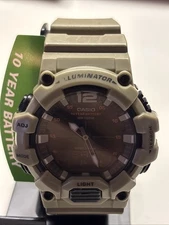 Casio Standard Analog-Digital Khaki Green Watch HDC700-3A3 HDC-700-3A3