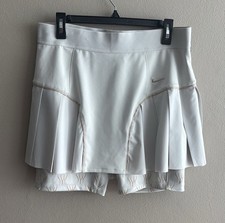 Nike Serena Williams Design Crew Tennis Skirt Light Bone Skort FN1931-072 Large