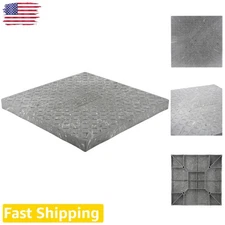 Air Conditioner Pad 24x24x2 - Durable Recycled Plastic Equipment Mount