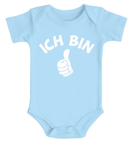 Babybody erster Geburtstag Ich bin 1 Comic-Hand Daumen Geschenk für einjähriges - 第 5/7 張圖片