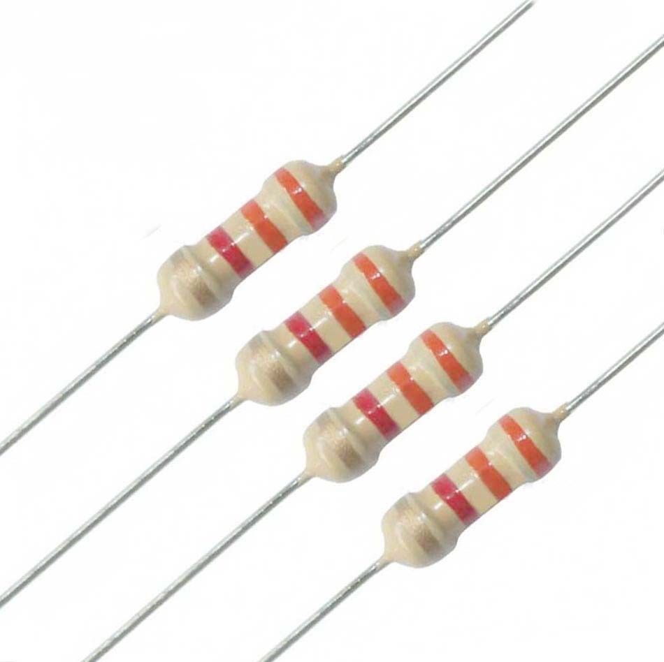 1000 Stück Kohlenstoffwiderstände 0,25W ±5% – Werte Von 1,2Ω Bis 10MΩ Wählbar