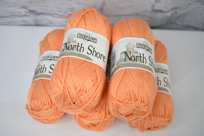 5- Cascade Yarns North Shore / Skein Orange (#34) - NEW