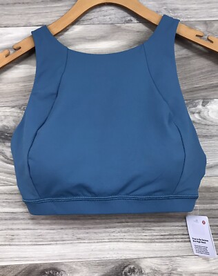 Lululemon Free To Be Serene Bra *High Neck Pacific Teal Teal