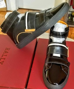 bally black calf plain