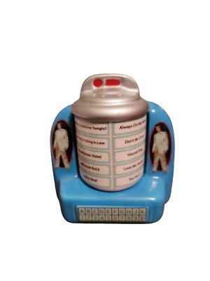 NWOT Elvis Presley Jukebox Salt & Pepper Shaker Set Ceramic 2006