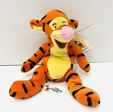 Vintage Disney Store 8  Tigger Mini Beanbag Plush With Tag