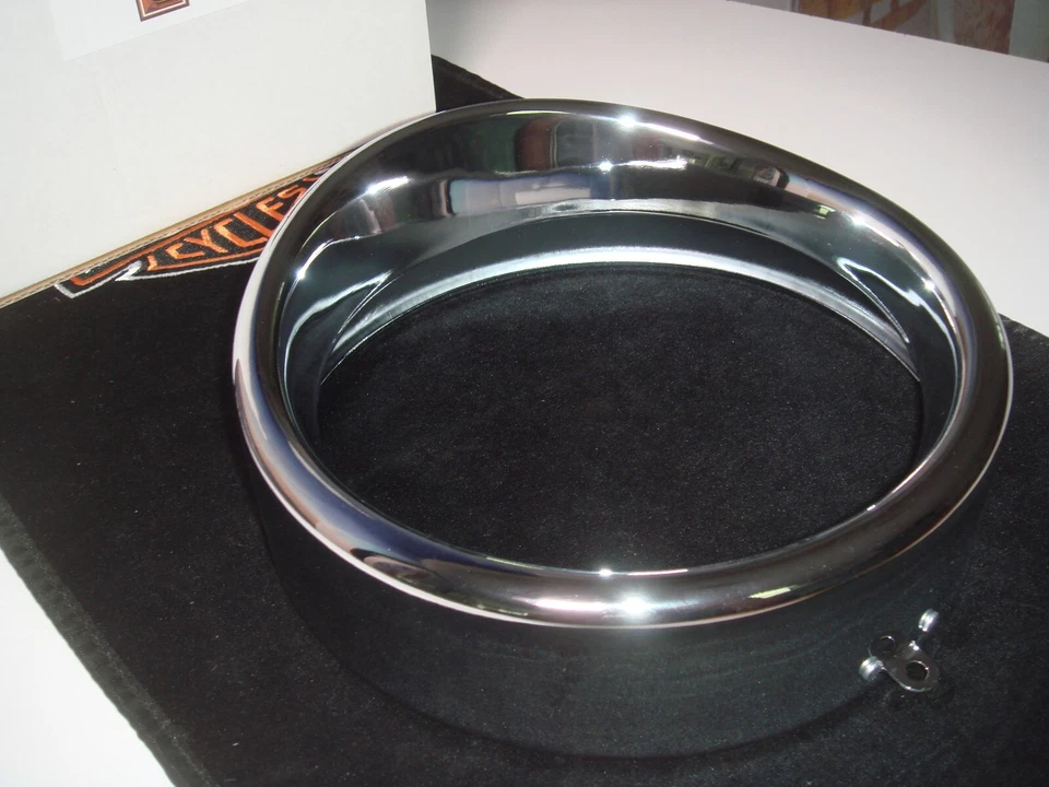 Faro exterior Harley Trim Ring FLHR FLD FLH cromado frenado V-Twin 33-0813 Y2 Foto 4 de 4
