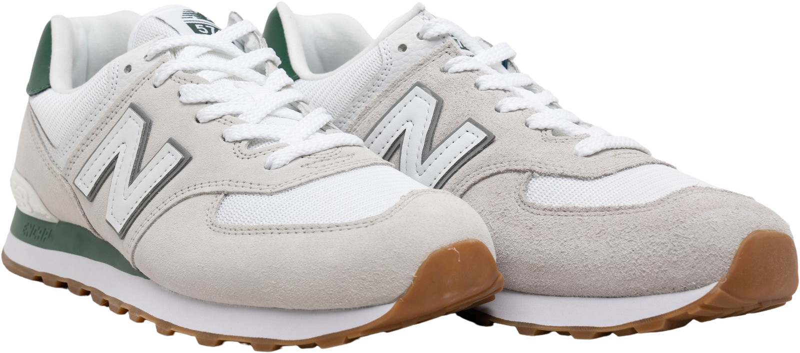 New Balance 574 White Green Gum for Sale - Authenticity Guaranteed