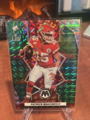 2022 PANINI MOSAIC PATRICK MAHOMES SUPER BOWL MVP #293 KANSAS CITY CHIEFS GREEN