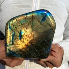 3.3lb Top Labradorite Crystal Stone Natural Rough Mineral Specimen Healing