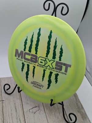 New Discraft McBeth 6X Claw LE ESP Force Driver Disc Golf Disc 173-174 Grams 