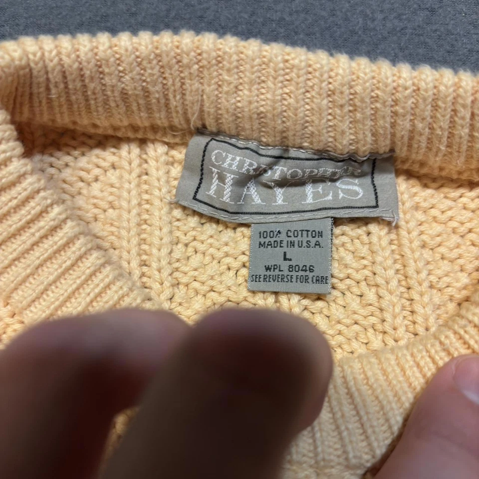 Suéter Grande Unisex Christopher Hayes Algodón Hecho en EE. UU. Foto 3 de 4