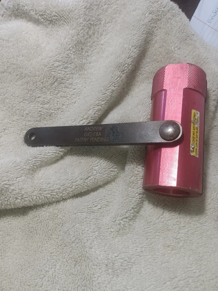 Commscope/Andrew Aluminum Ground Kit Jacket Stripping Tool Gkt- 78A - Image 3 of 3