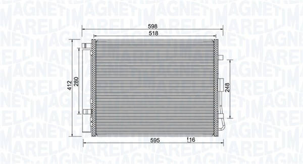 Magneti Marelli Kondensator Klimaanlage Mit Trockner FüR KIA Soul AM-image