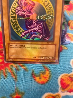 1996 Yugioh - Dark Magician- SDY-006 Ultra Rare 🔥HOLO BLEED | eBay