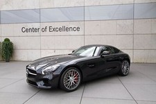 Cars 2015 amg gt coupe mercedes Desk Mat Stitched