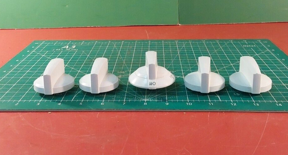 OEM GE Gas Stove Knob Set(5)  WB03X21228 WB03X21229 AP5789951.