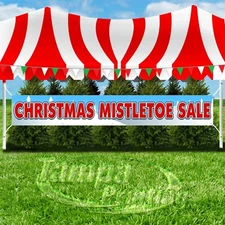 CHRISTMAS MISTLETOE SALE Advertising Vinyl Banner Flag Sign LARGE SIZE HOLIDAYS