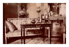 Paris, décoration intérieure, salon Vintage  print. Tirage citrate  6x9 