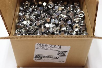 700x Lot Brass Chrome Plated Reducing Adapter 3/8'' Compression X 1/2'' FIP NPT