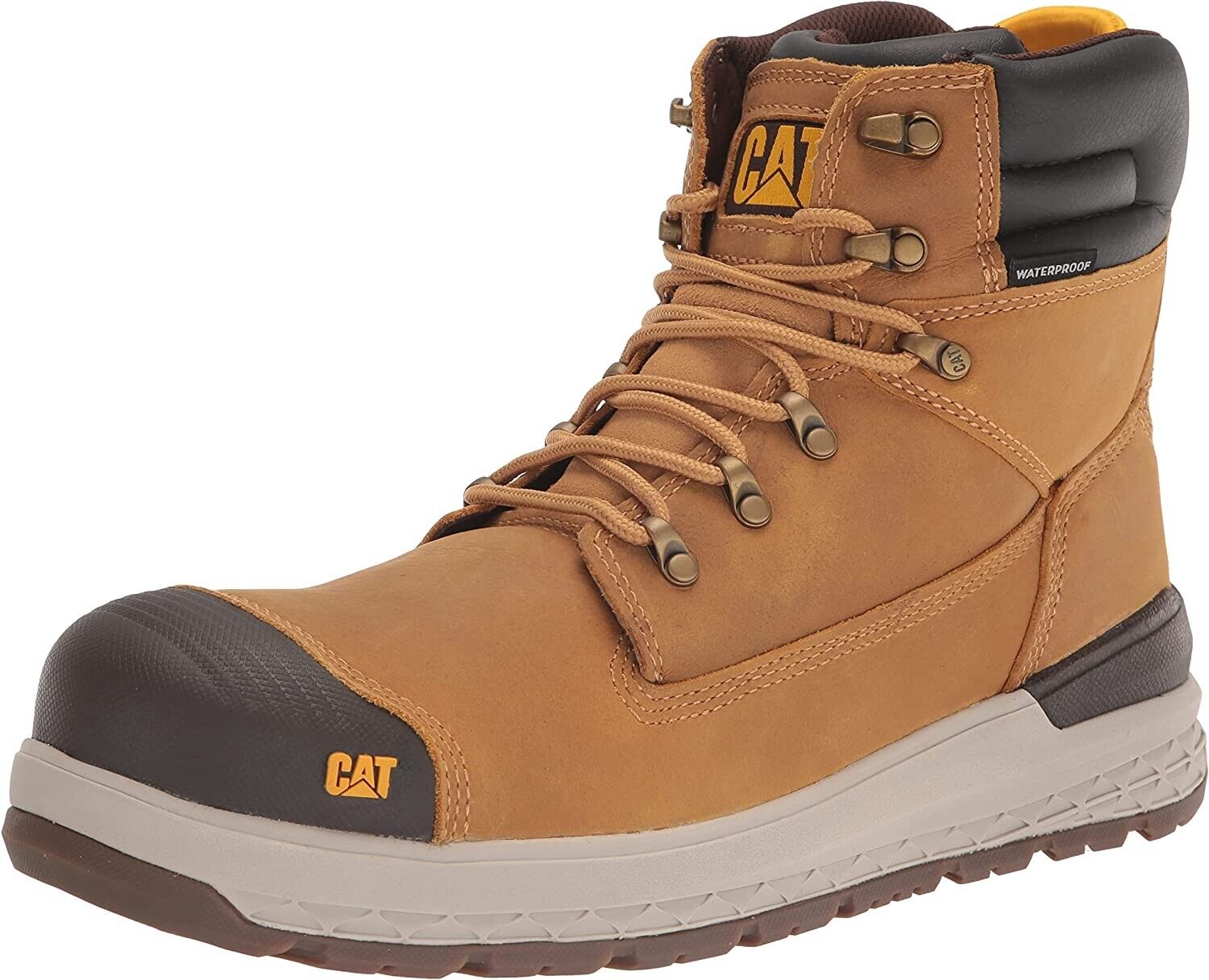 LETURNING BOOT TENIS CATERPILLAR ADVENTURE LEATHER NOBUCK LEGITIMUM 100%  NATURAL MALE