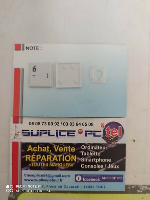 Touche De Clavier Unique Pour Toshiba Satellite C670 - 1DT Blanc - Pièce De Rechange D'occasion