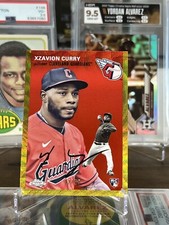 2023 Topps Chrome Platinum Anniversary #32 Xzavion Curry Gold Wave /50 *MINT*
