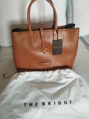 Borsa shopper in pelle The Bridge 04131701 Donna | eBay